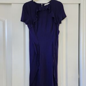 Karen Millen Blue 100% Viscose Dress